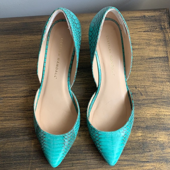 Loeffler Randall Wedge Pumps Size 6.5 🧜‍♀️ 🐚 - Picture 5 of 7